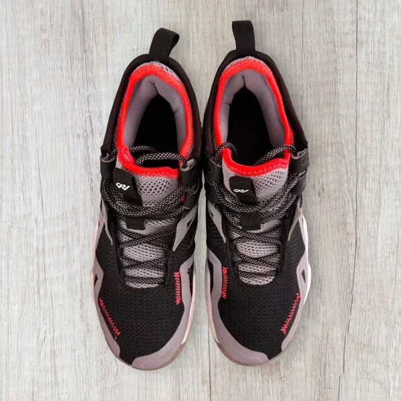 Nike Air Jordan Why Not Zer0.5 Basketball Shoes Mens 11 Black Grey Red CJ0780-00 - Picture 4 of 13